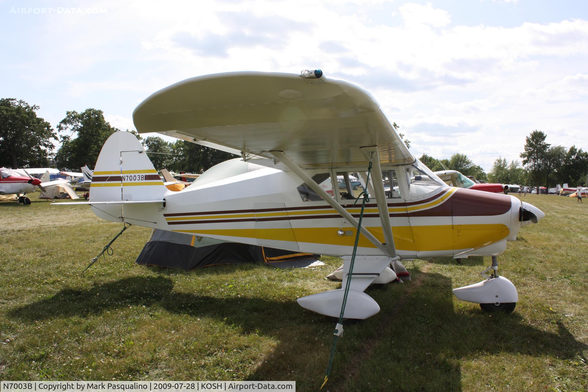 N7003B, 1956 Piper PA-22-150 C/N 22-4253, Piper PA-22-150