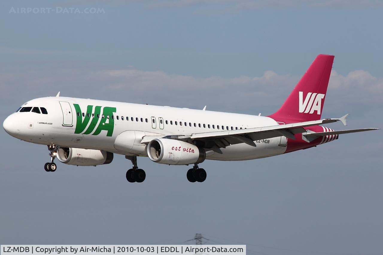 LZ-MDB, 2007 Airbus A320-214 C/N 3125, Air Via Bulgarian, Airbus A320-232, CN: 3125