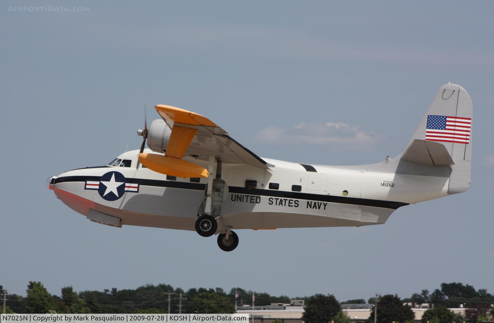N7025N, 1955 Grumman HU-16C (UF-1) Albatross C/N G-409, Grumman HU-16