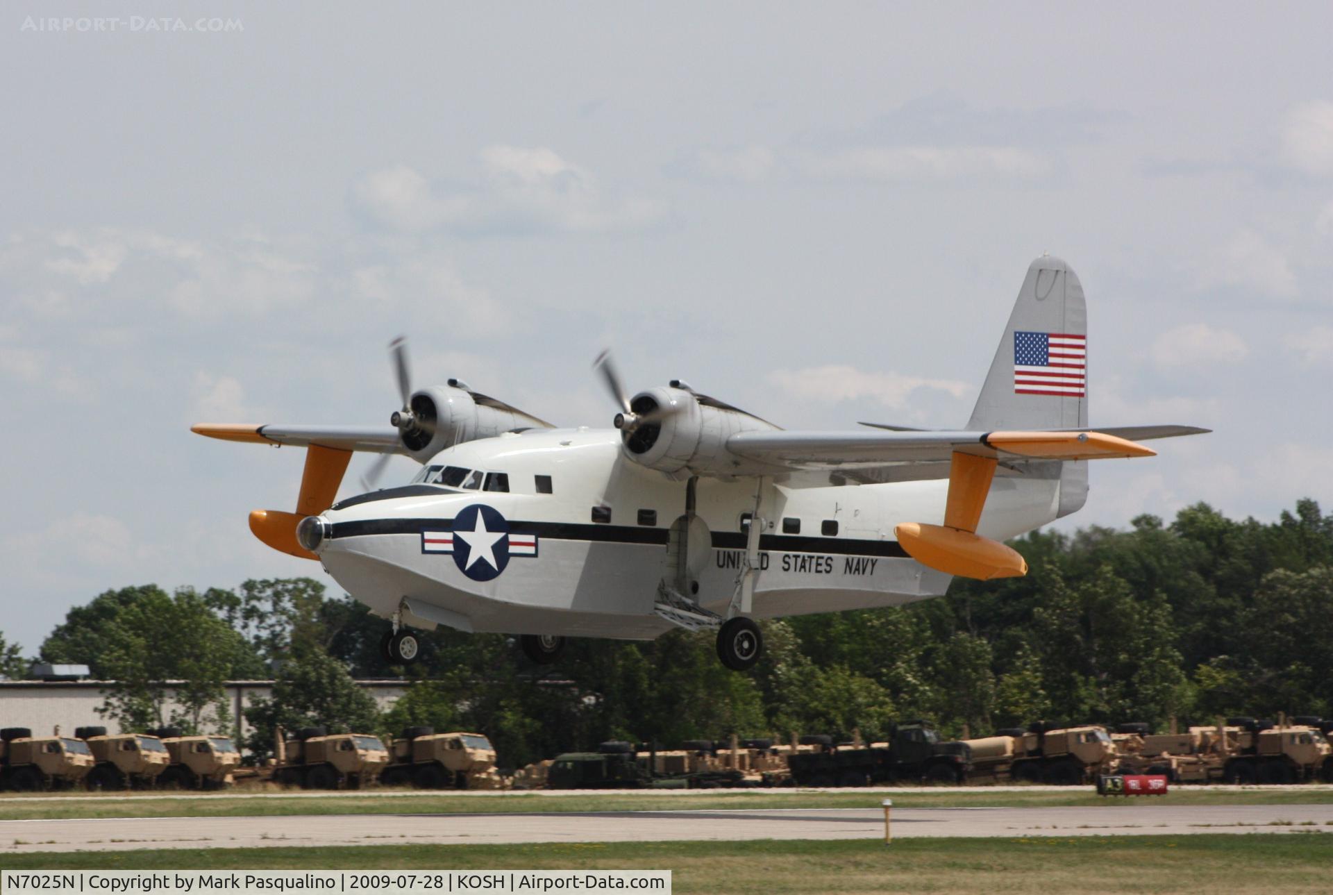 N7025N, 1955 Grumman HU-16C (UF-1) Albatross C/N G-409, Grumman HU-16