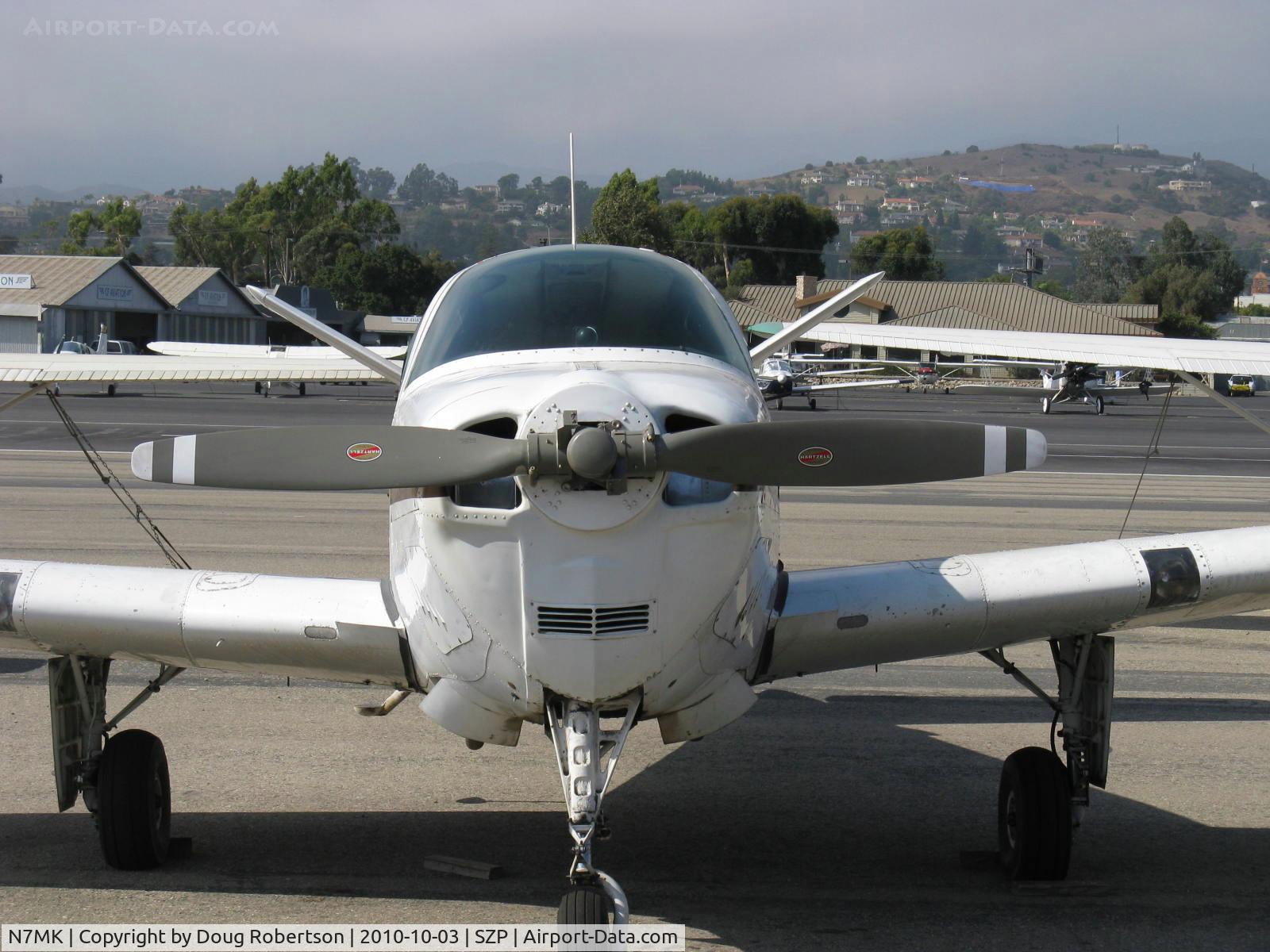 N7MK, 1951 Beech C35 Bonanza C/N D-3033, 1951 Beech C35 Bonanza, Continental E-225 upgrade, (c/n puts this as a 1952 build), new prop