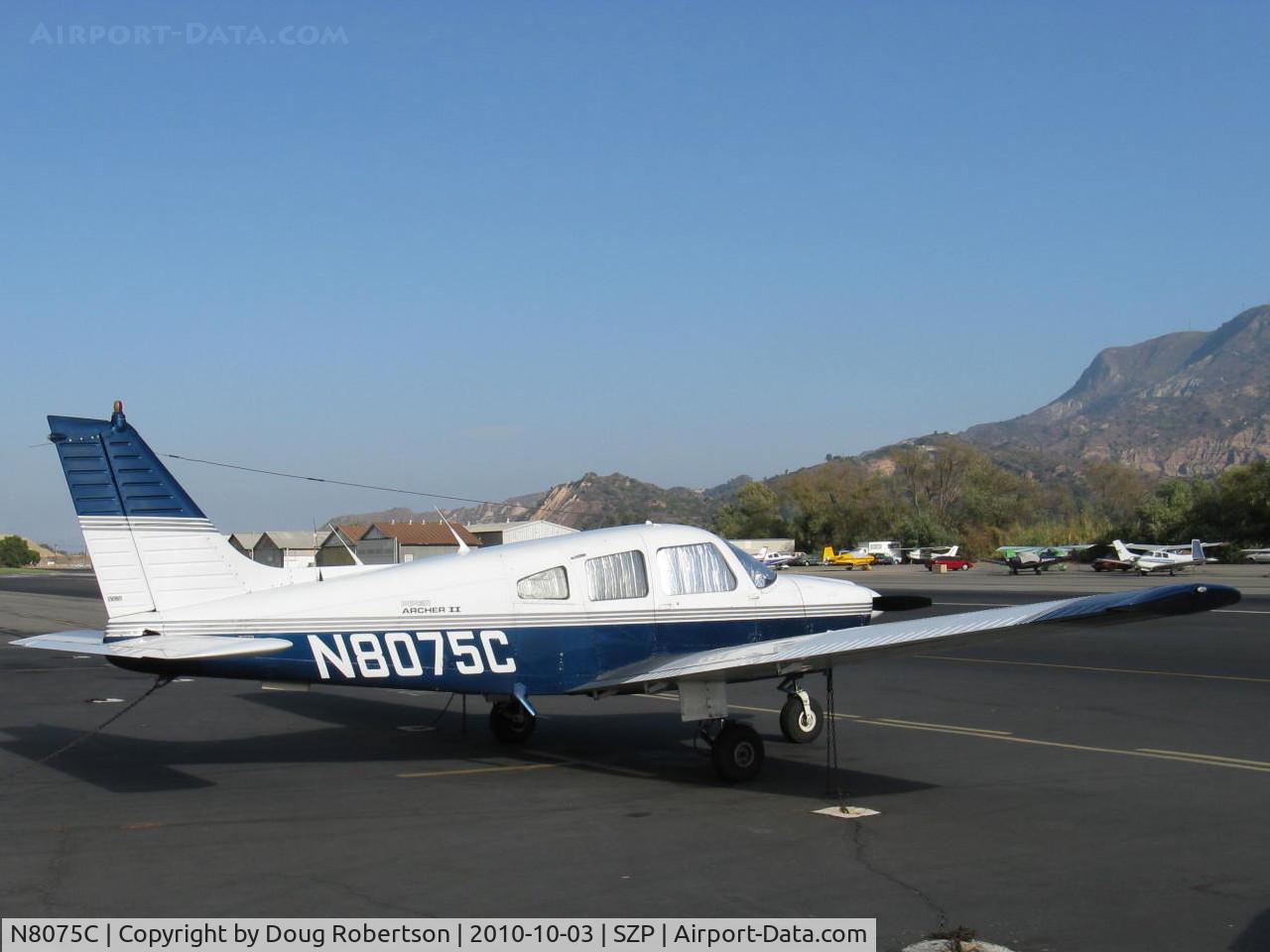 N8075C, 1979 Piper PA-28-181 Archer II C/N 28-8090064, 1979 Piper PA-28-181 ARCHER II, Lycoming O&VO-360 180 Hp