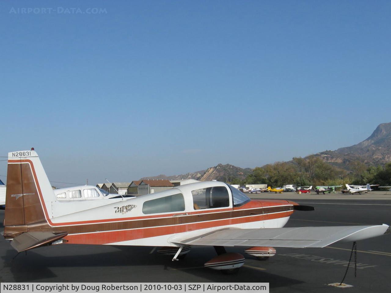 N28831, 1978 Grumman American AA-5B Tiger C/N AA5B0842, 1978 Grumman American AA-5B TIGER, Lycoming O&VO-360 180 Hp