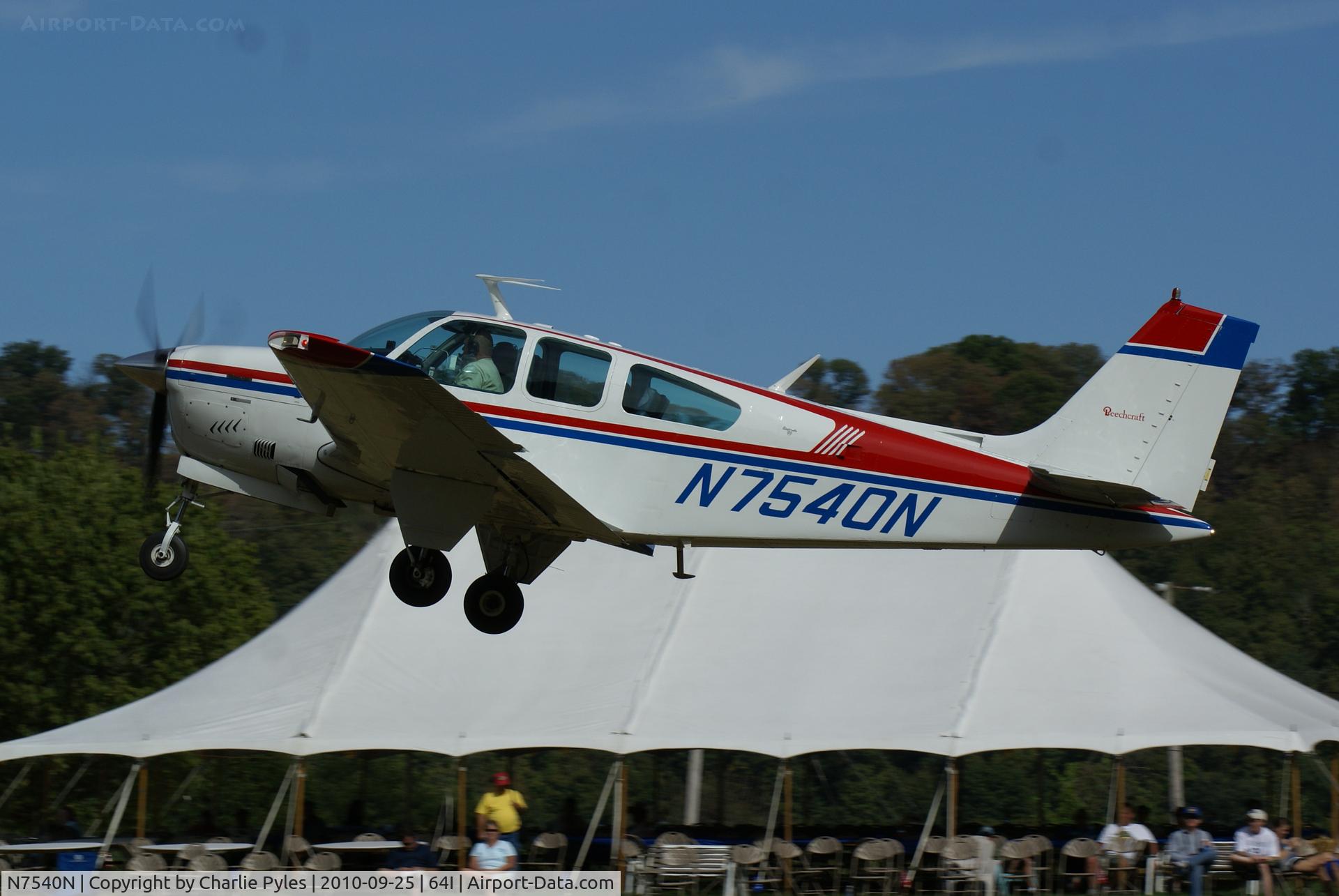 N7540N, 1968 Beech E33A Bonanza C/N CE-234, -