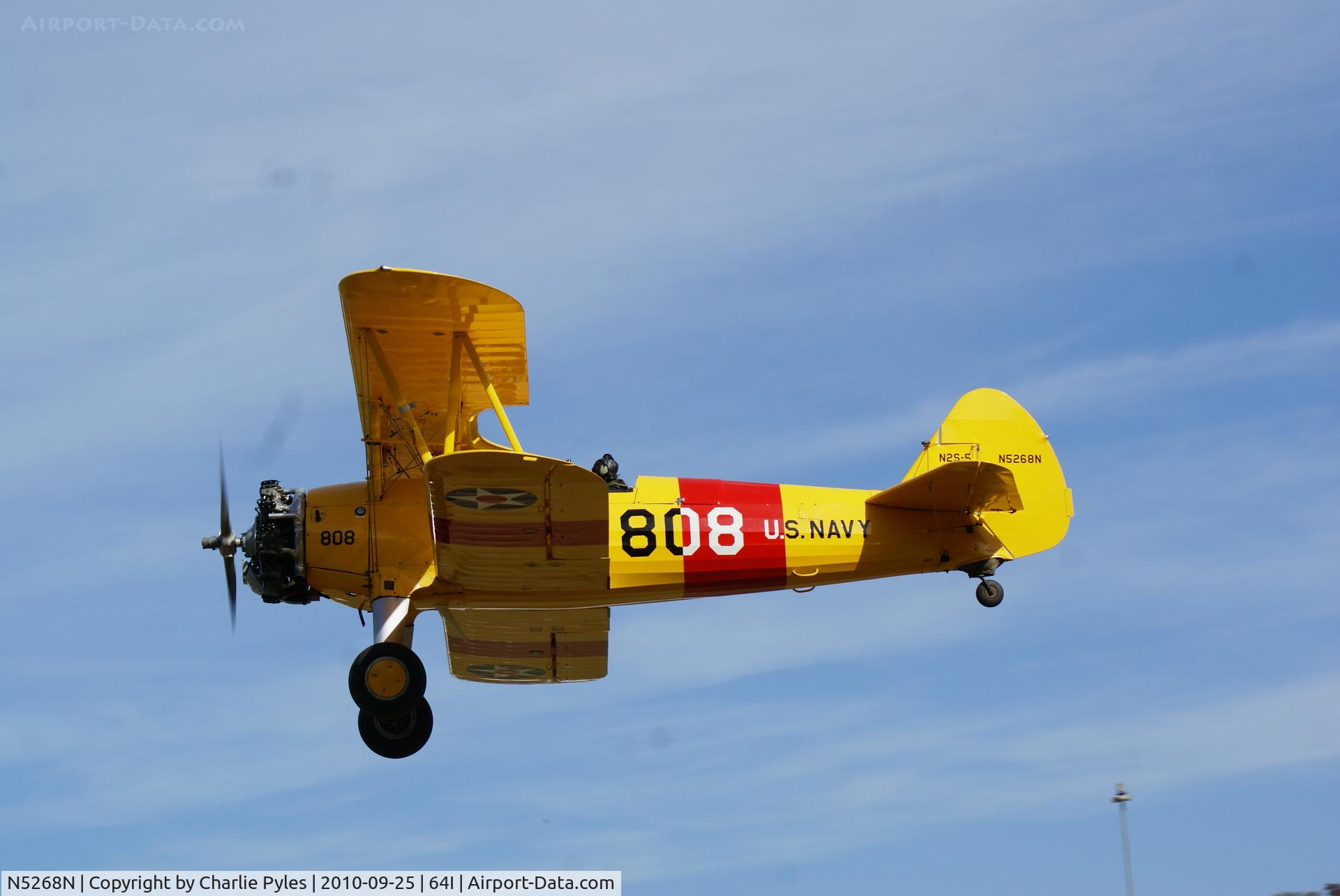 N5268N, 1943 Boeing E75 C/N 75-5808, -