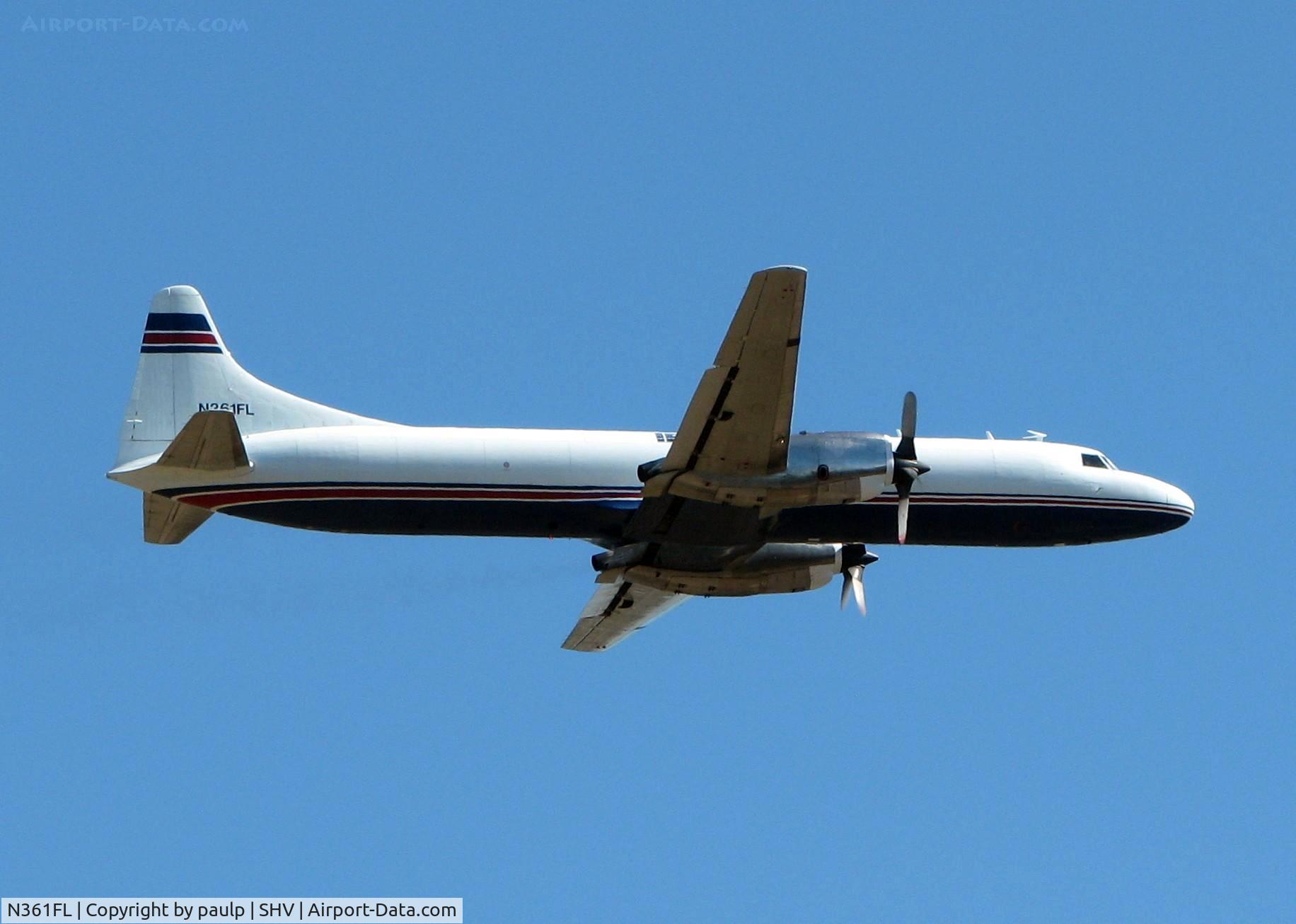 N361FL, 1956 Convair 5800 Metropolitan C/N 343, Off of 14 at Shreveport Regional. A great old aircraft!