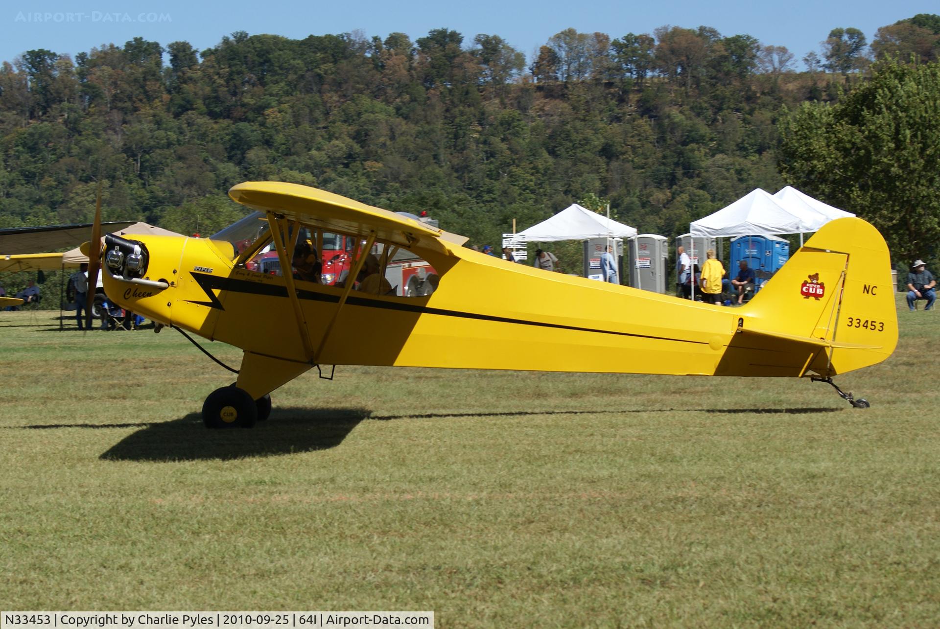 N33453, 1940 Piper J3F-65 C/N 5962,  .