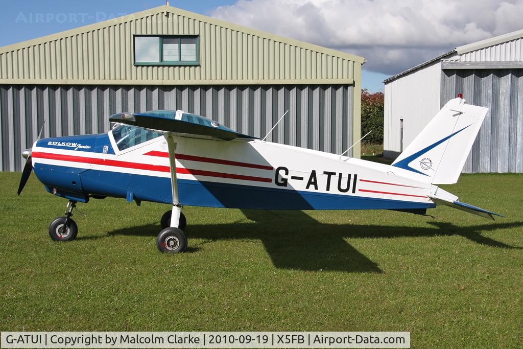G-ATUI, 1966 Bolkow Bo-208C Junior C/N 611, Bolkow Bo208C Junior at Fishburn Airfield, UK in September 2010.