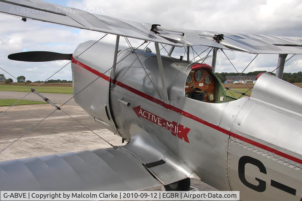 G-ABVE, 1932 Arrow Active 2 C/N 2, Arrow Active 2 at The Real Aeroplane Company's Helicopter Fly-In, Breighton Airfield, September 2010.