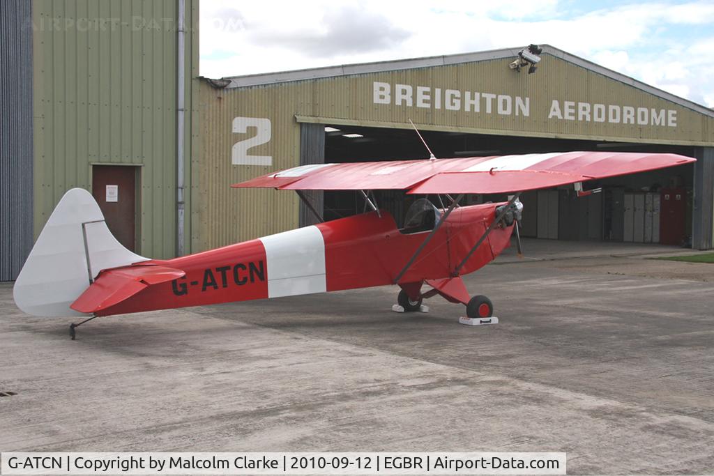 G-ATCN, 1965 Luton LA-4A Minor C/N PAL 1118, Luton LA4A Minor at Breighton Airfield, September 2010.