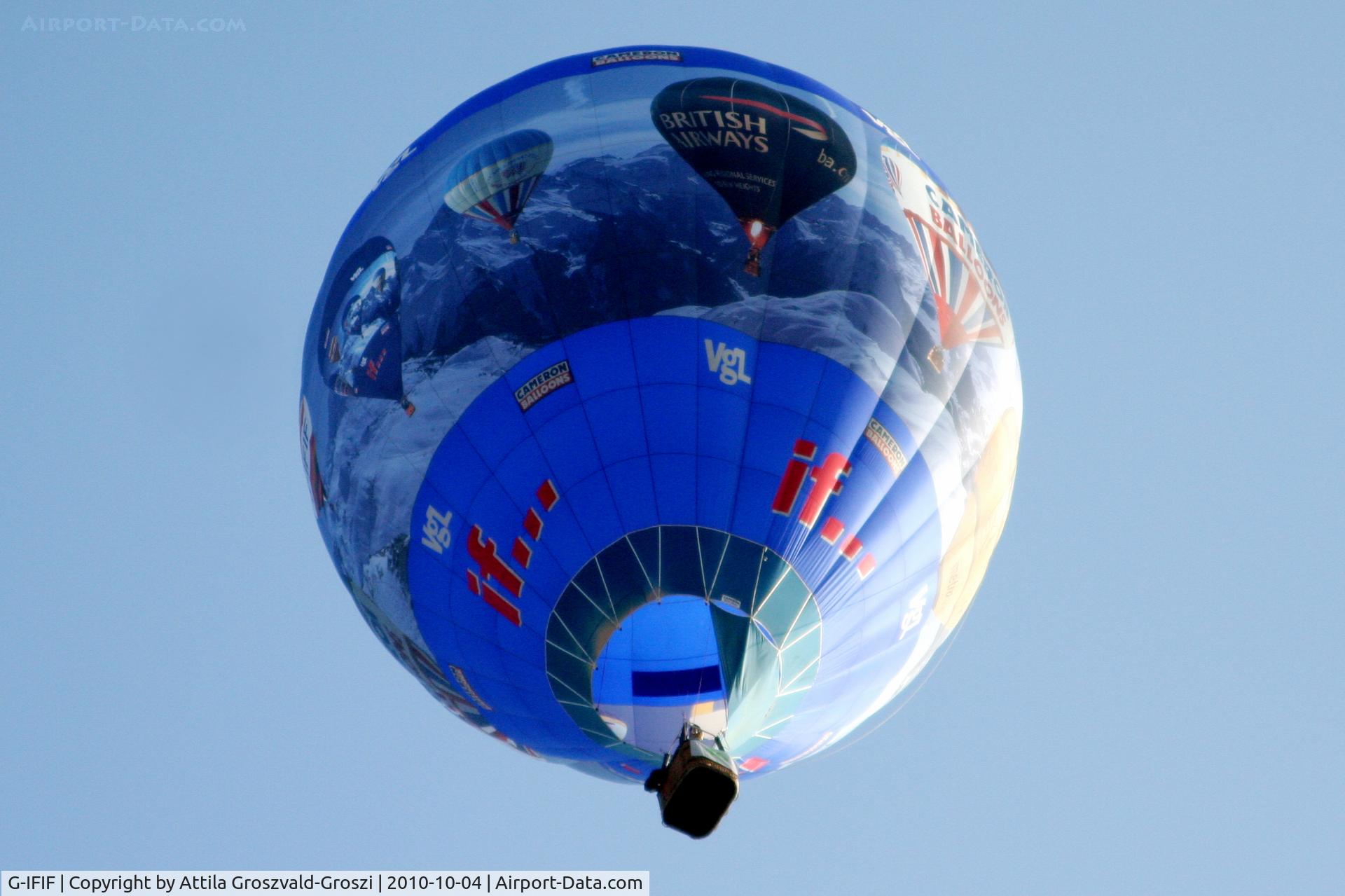 G-IFIF, 2006 Cameron Balloons Ltd CAMERON TR-60 C/N 10811, 19th World Hot Air Balloon Championship, Debrecen-Hungary