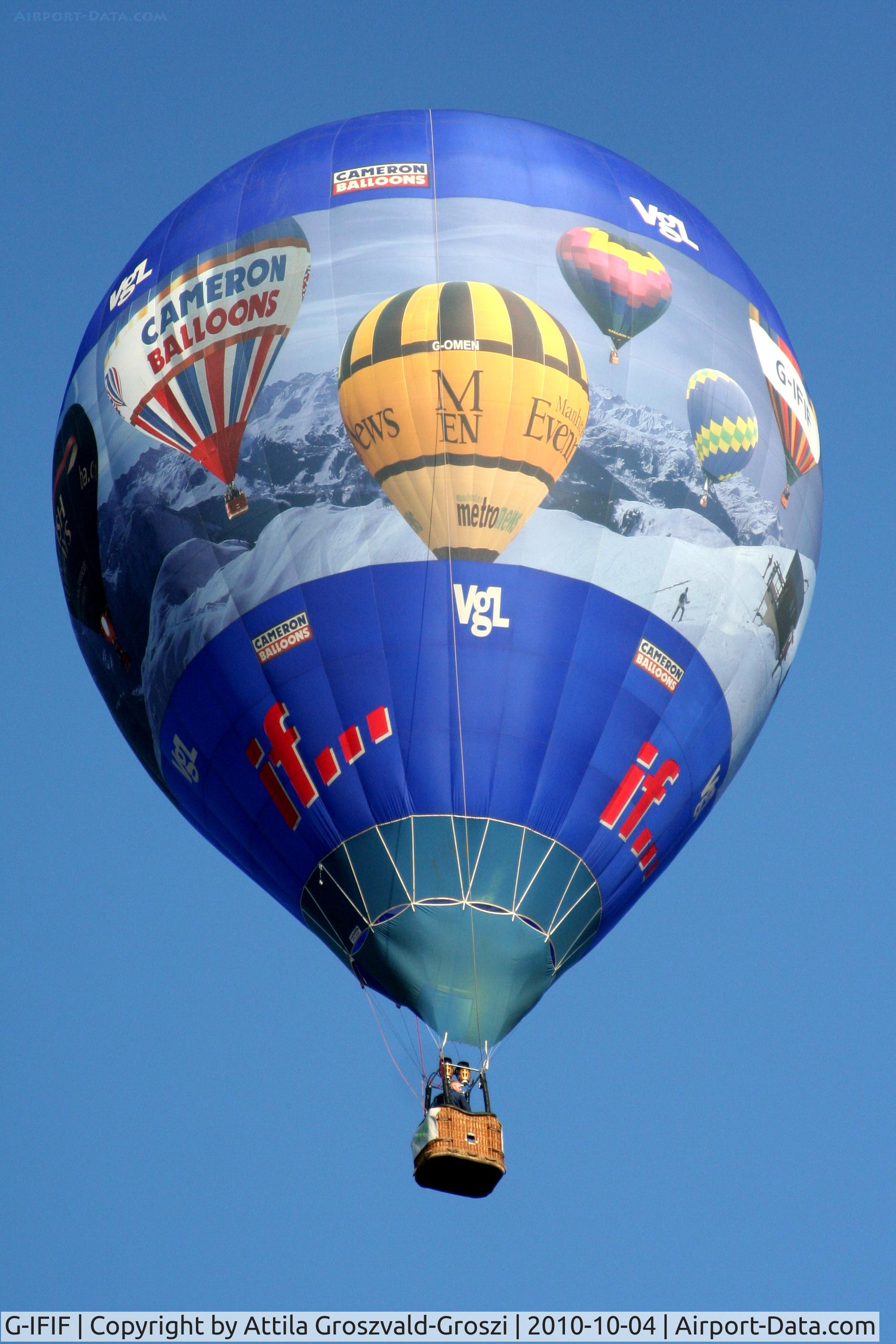 G-IFIF, 2006 Cameron Balloons Ltd CAMERON TR-60 C/N 10811, 19th World Hot Air Balloon Championship, Debrecen-Hungary