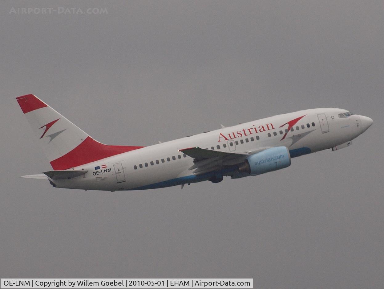 OE-LNM, 2000 Boeing 737-6Z9 C/N 30138, Take off from the Aalsmeerbaan of Amsterdam airport