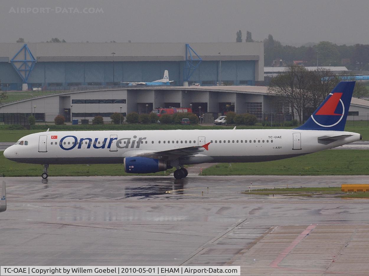 TC-OAE, 1997 Airbus A321-231 C/N 663, Arrival or taxi to the gate.