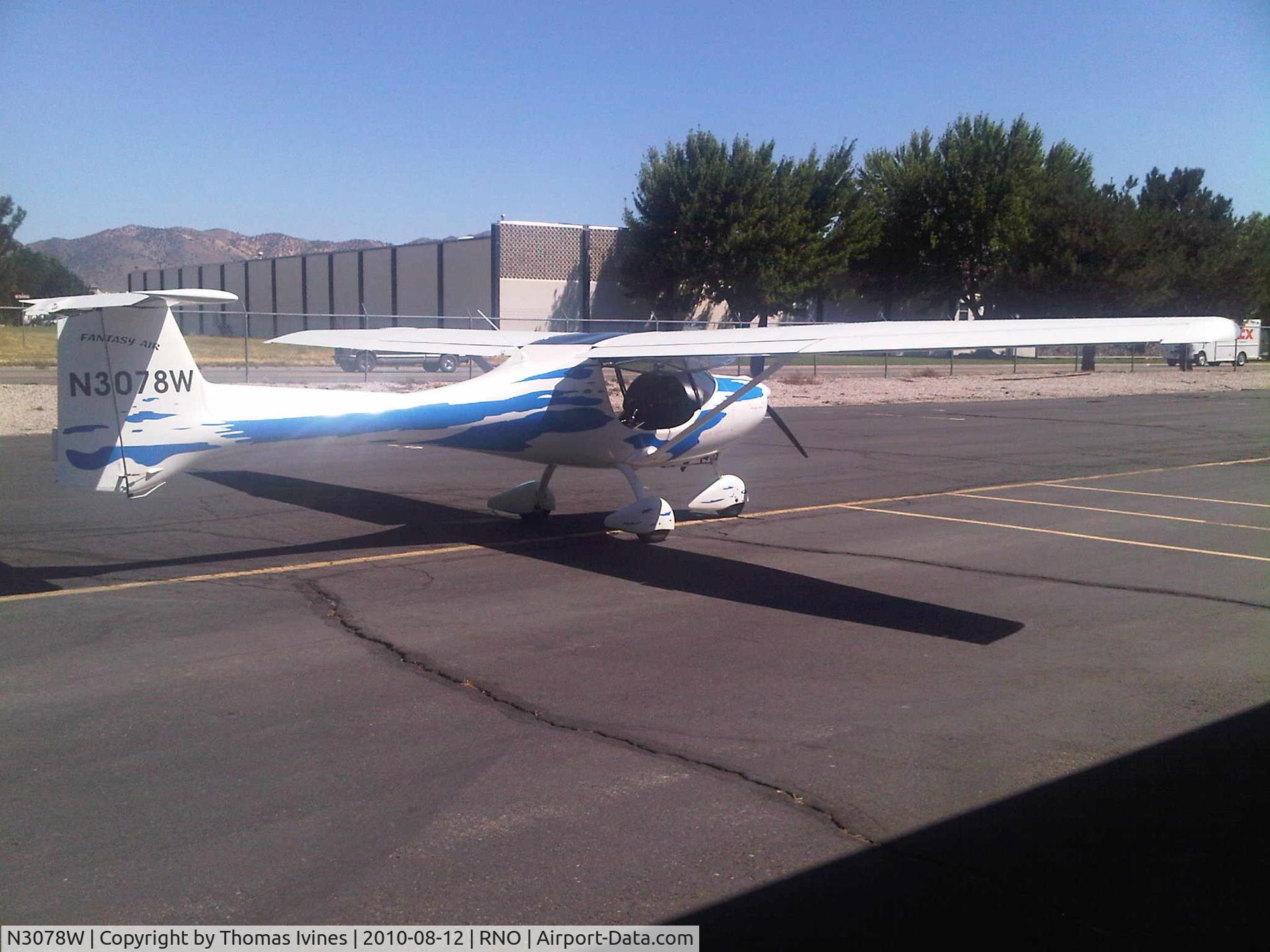N3078W, 2006 Fantasy Air Allegro 2000 C/N 06-222, Reno, NV just before departing for Florida