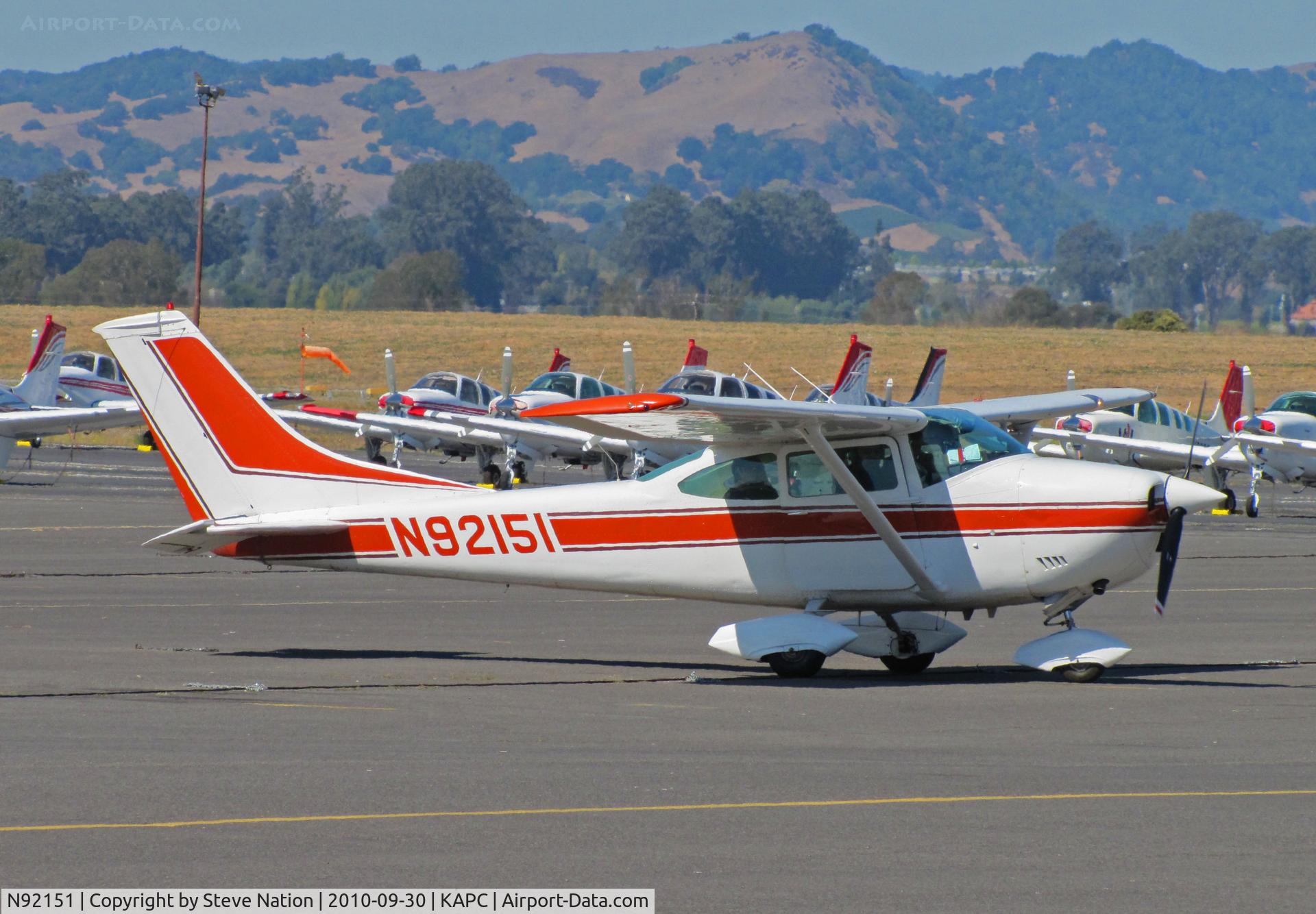 N92151, 1969 Cessna 182N Skylane C/N 18260065, Butte Flying Club 1969 Cessna 182N visiting from Chico, CA (KCIC)