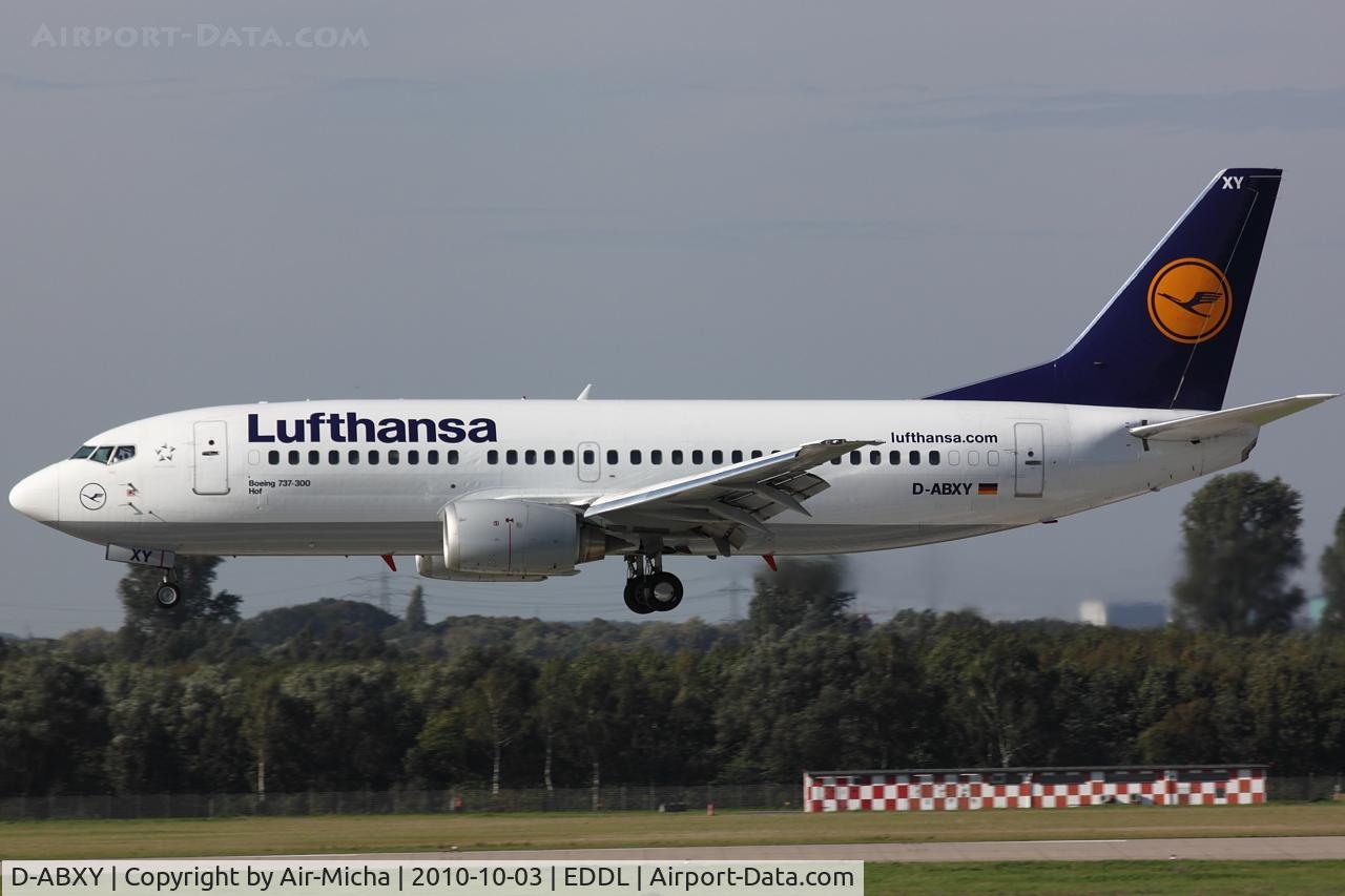 D-ABXY, 1989 Boeing 737-330 C/N 24563, Lufthansa, Boeing 737-330, 24563/1801, Aircraft Name: Hof