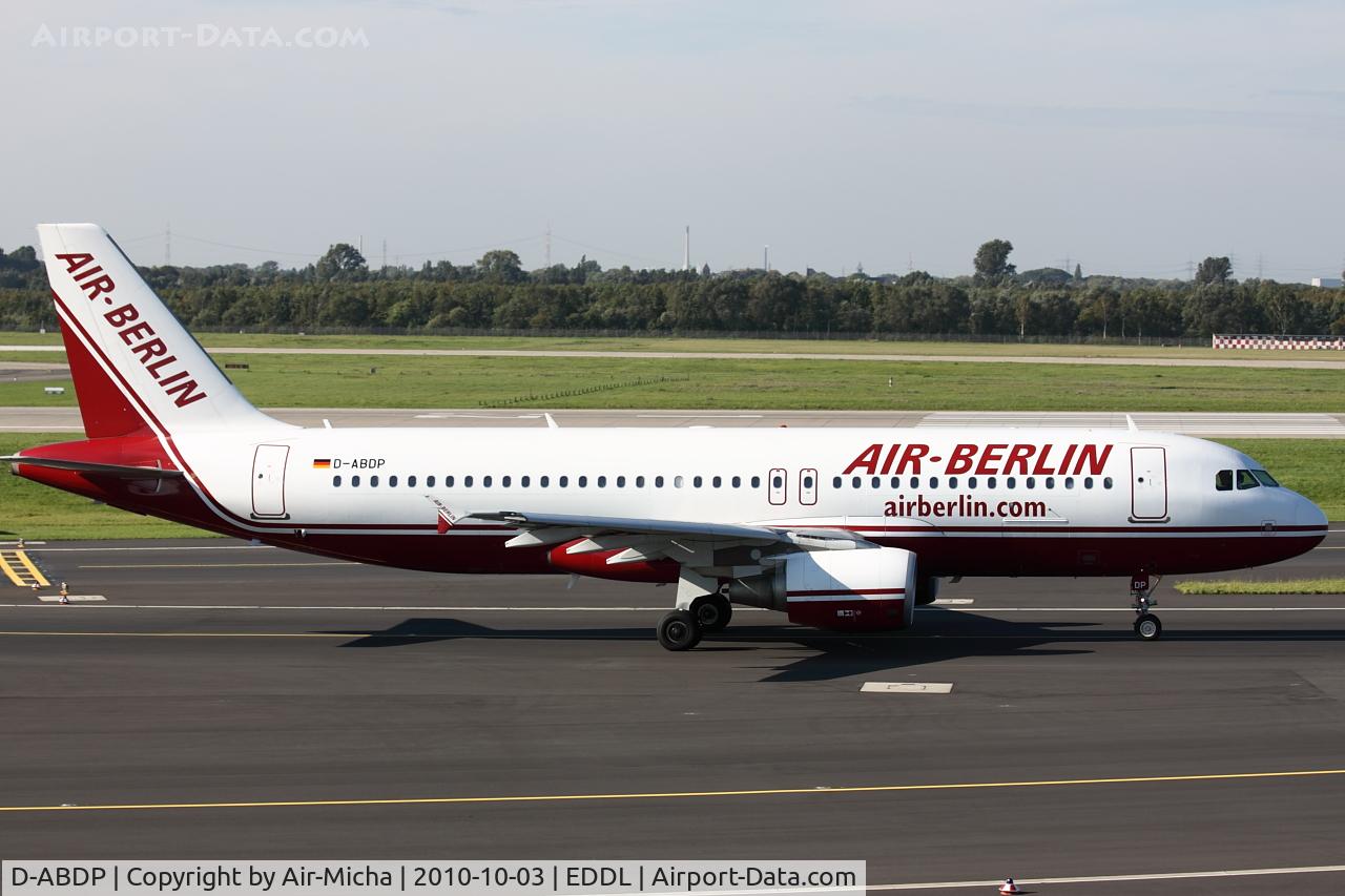 D-ABDP, 2007 Airbus A320-214 C/N 3093, Air Berlin, Airbus A320-214, CN: 3093