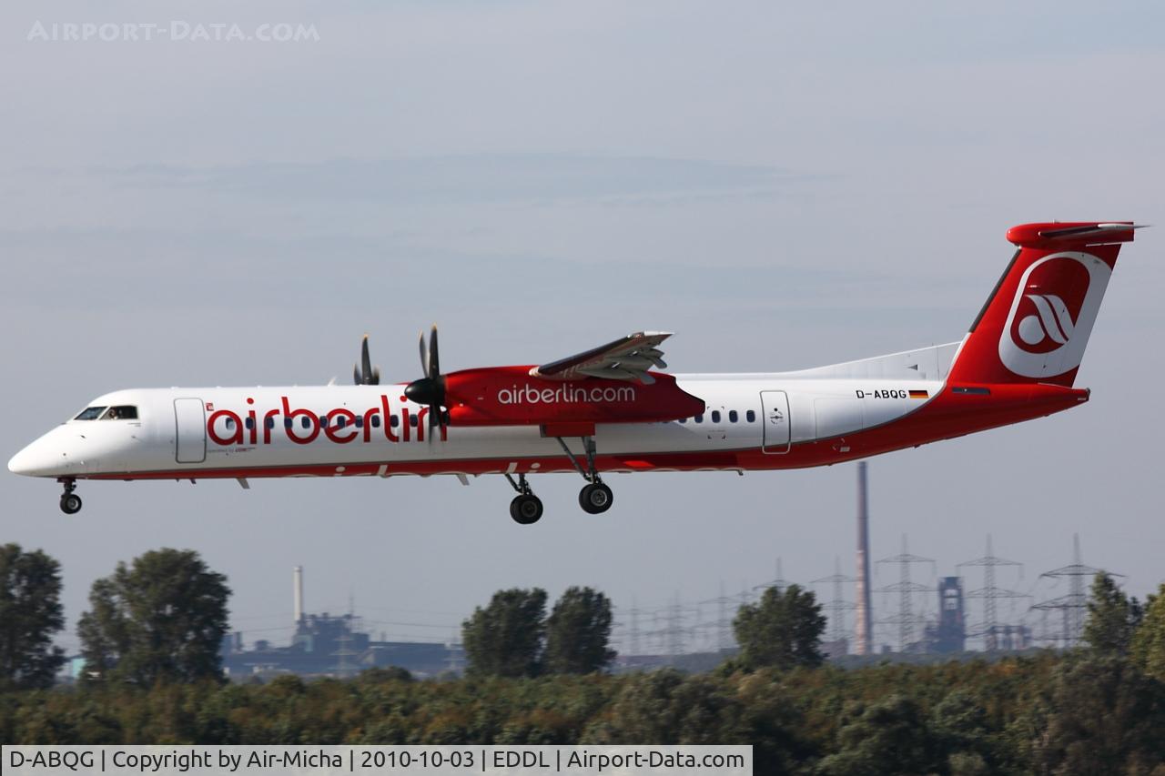 D-ABQG, 2009 De Havilland Canada DHC-8-402Q Dash 8 C/N 4250, Air Berlin, De Havilland Canada DHC-8-402Q Dash 8, CN: 4250