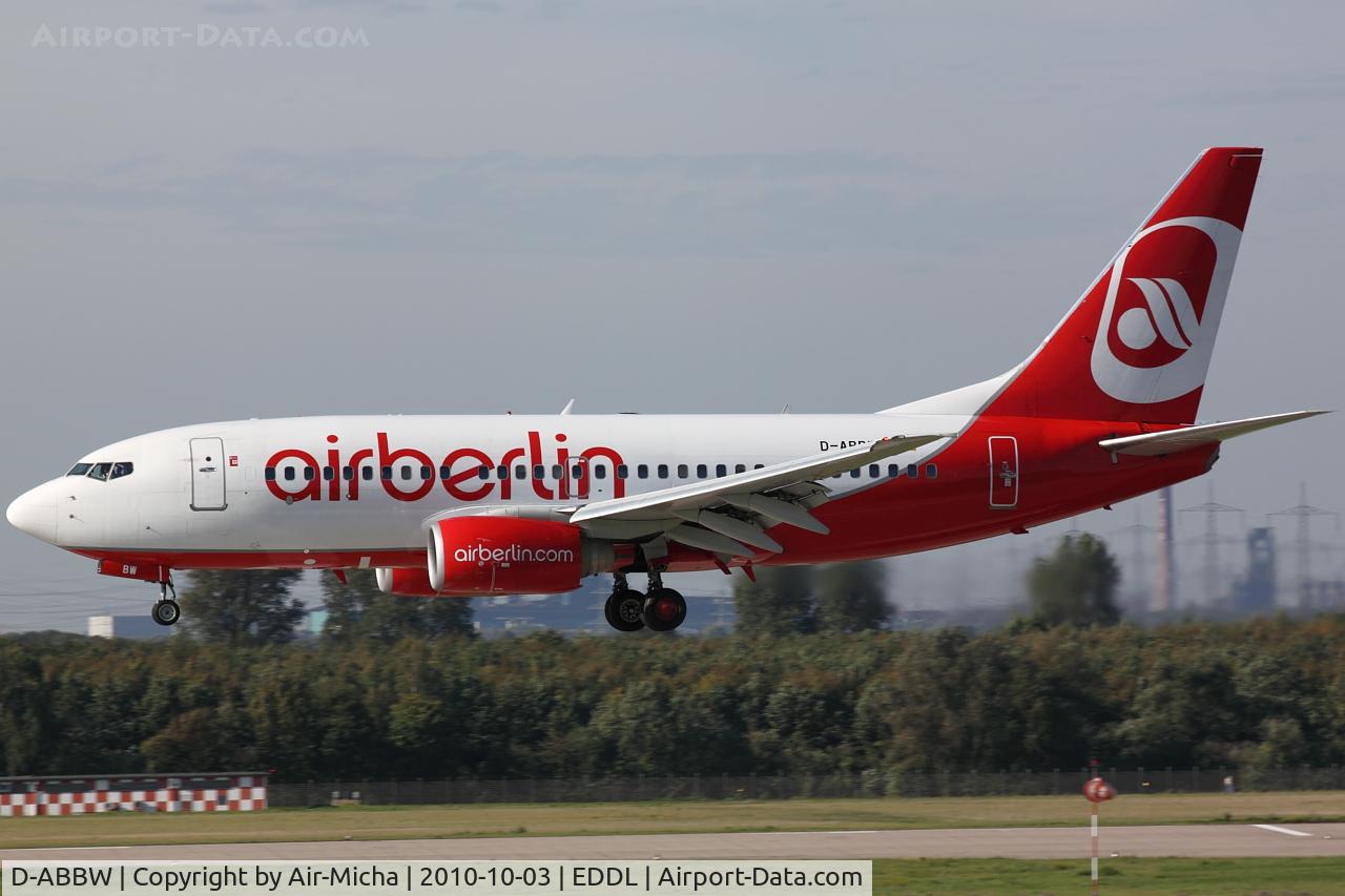 D-ABBW, 2002 Boeing 737-76Q C/N 30642, Air Berlin, Boeing 737-7Q8, CN: 30642/1097