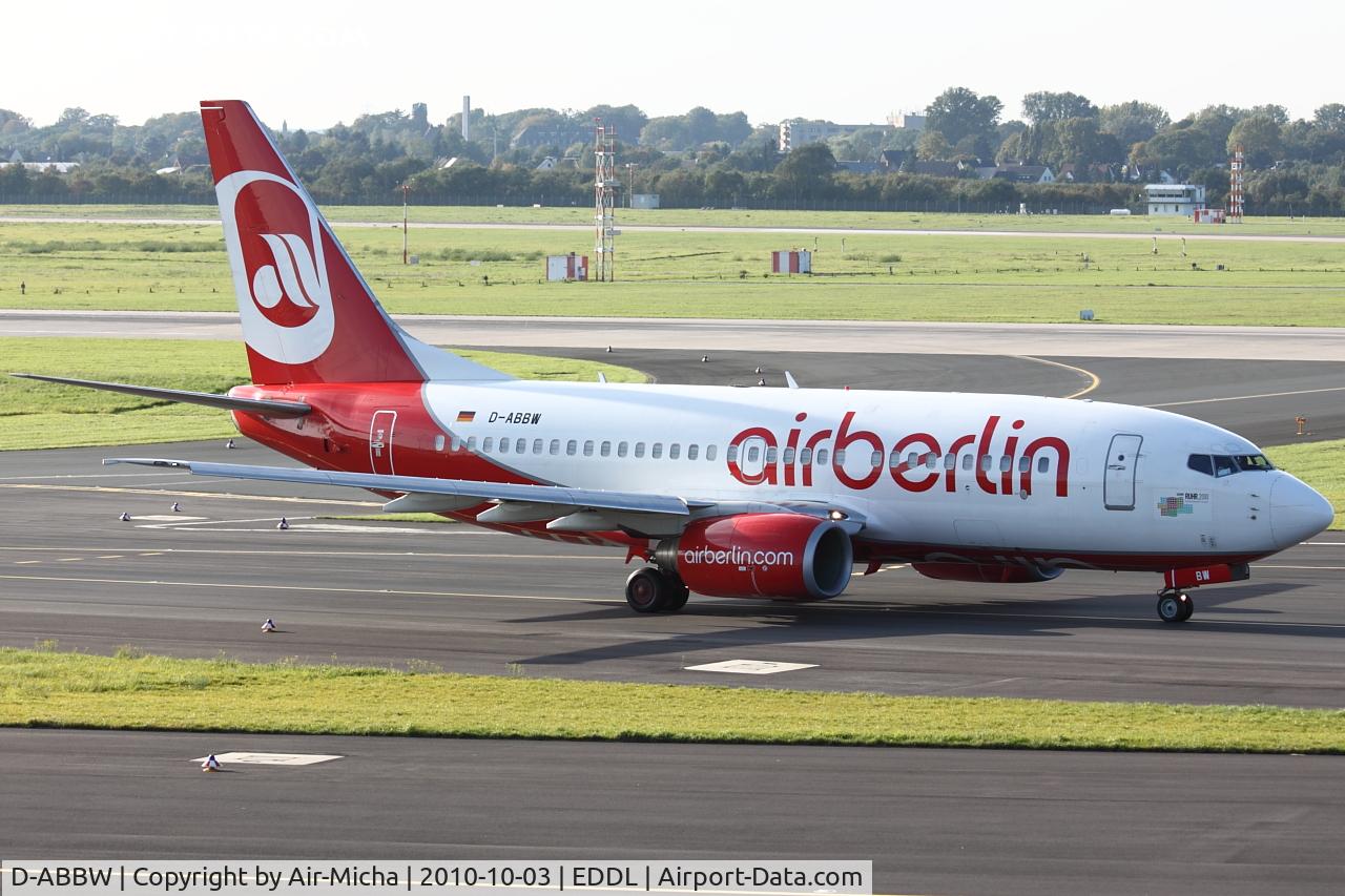 D-ABBW, 2002 Boeing 737-76Q C/N 30642, Air Berlin, Boeing 737-7Q8, CN: 30642/1097