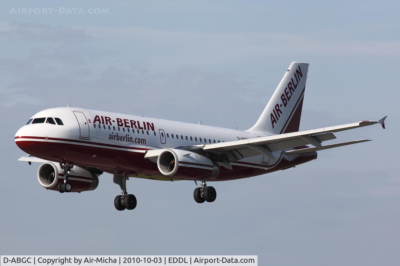D-ABGC, 2005 Airbus A319-132 C/N 2468, Air Berlin, Airbus A319-132, CN: 2468