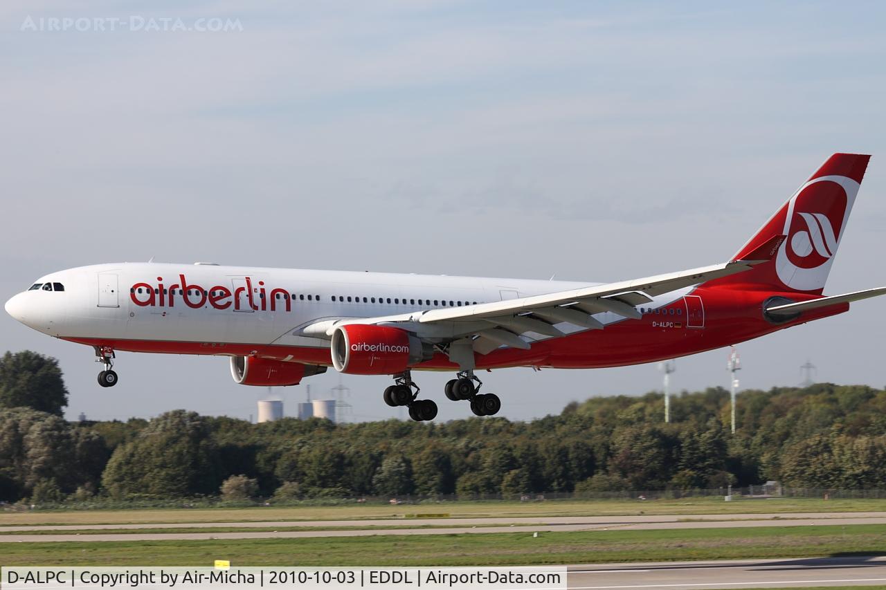D-ALPC, 2002 Airbus A330-223 C/N 444, Air Berlin, Airbus A330-223, CN: 444