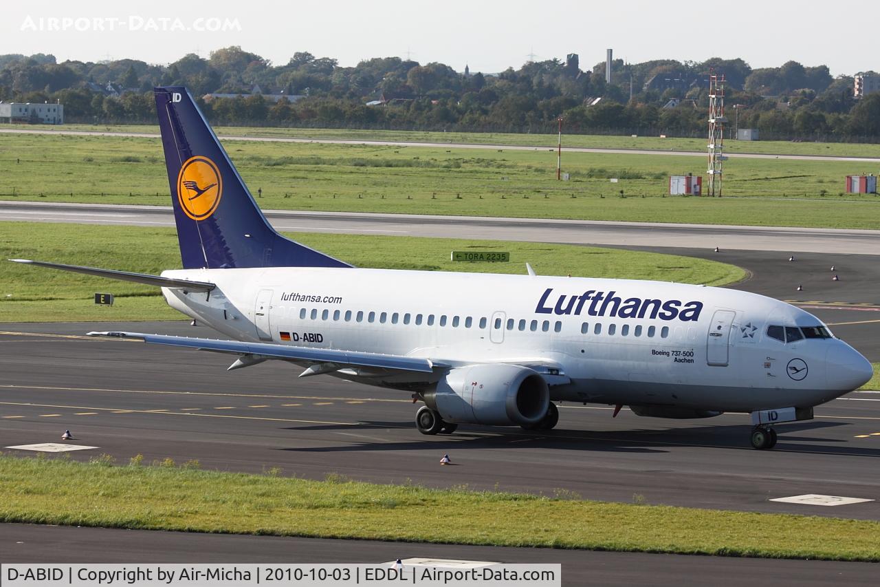 D-ABID, 1990 Boeing 737-530 C/N 24818, Lufthansa, Boeing 737-530, CN: 24818/1974, Name: Aachen