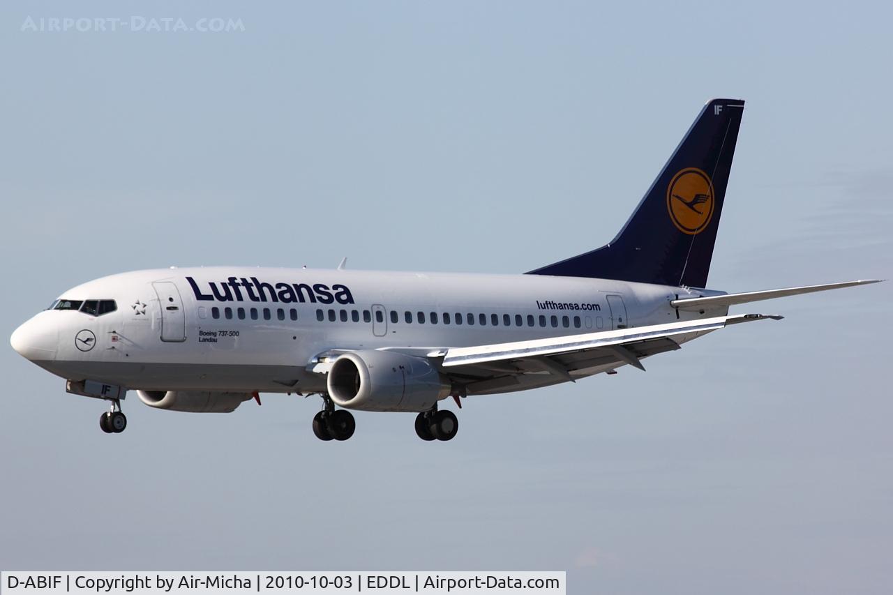 D-ABIF, 1991 Boeing 737-530 C/N 24820, Lufthansa, Boeing 737-530, CN: 24820/1985, Name: Landau