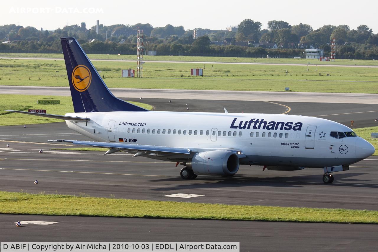 D-ABIF, 1991 Boeing 737-530 C/N 24820, Lufthansa, Boeing 737-530, CN: 24820/1985, Name: Landau