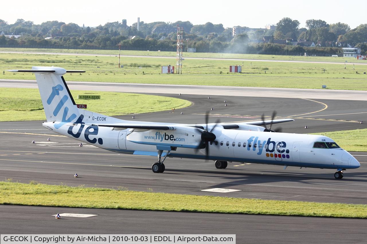 G-ECOK, 2008 Bombardier DHC-8-402Q Dash 8 C/N 4230, flybe, De Havilland Canada DHC-8-402Q Dash 8, CN: 4230