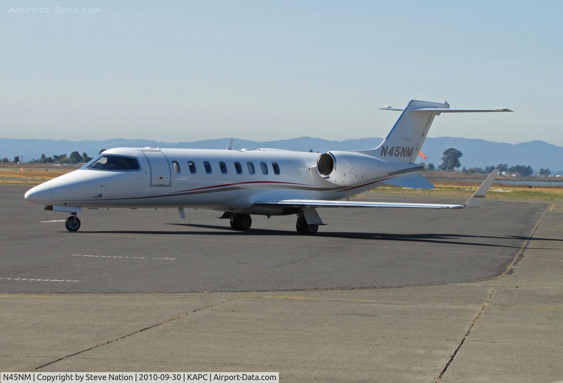 N45NM, 2004 Learjet 45 C/N 253, HM International 2004 Learjet 45 arriving from KTUL (Tulsa Intl Airport, OK)