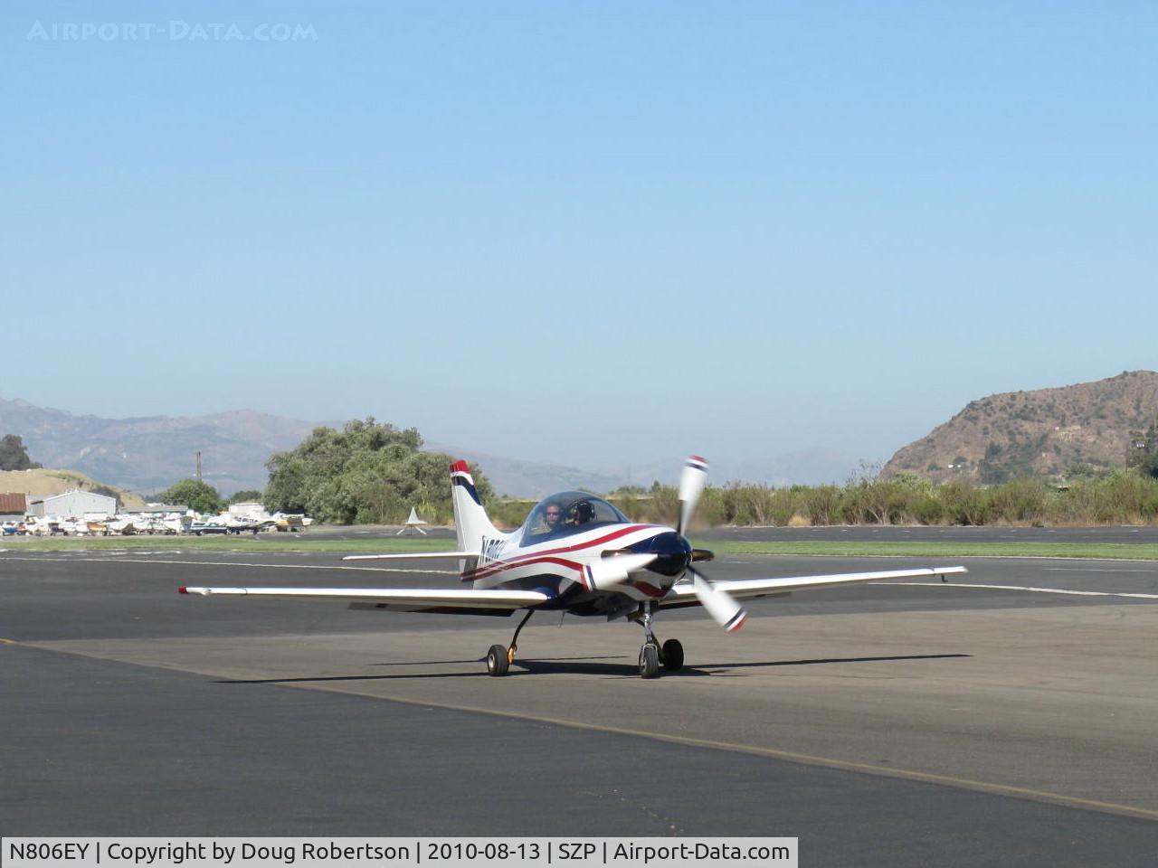 N806EY, 2002 Lancair IV-T C/N T-100, 2002 Mahnke LANCAIR IV-T (Turbine), Walter M601-D 724 shp Turbine, taxi after landing, Bakersfield-Meadows field BFL to SZP-20 minutes speedy flight