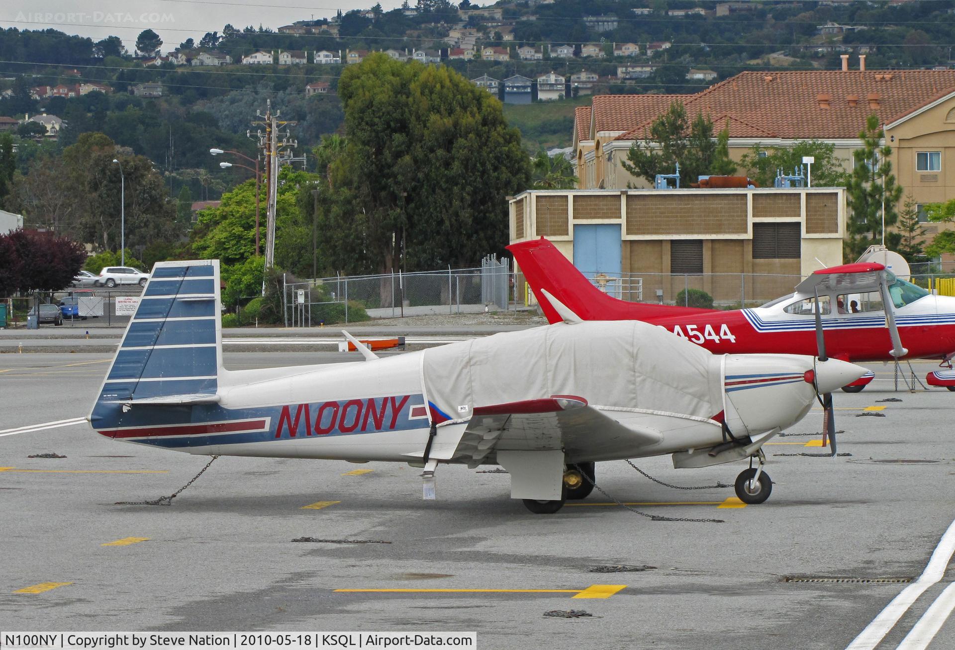 N100NY, 1985 Mooney M20J 201 C/N 24-1526, 1985 M20J at San Carlos, CA