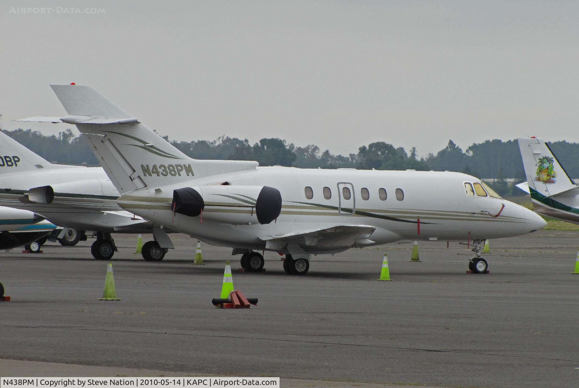 N438PM, 2003 Raytheon Hawker 800XP C/N 258636, Florida-based 2003 800XP at Napa, CA
