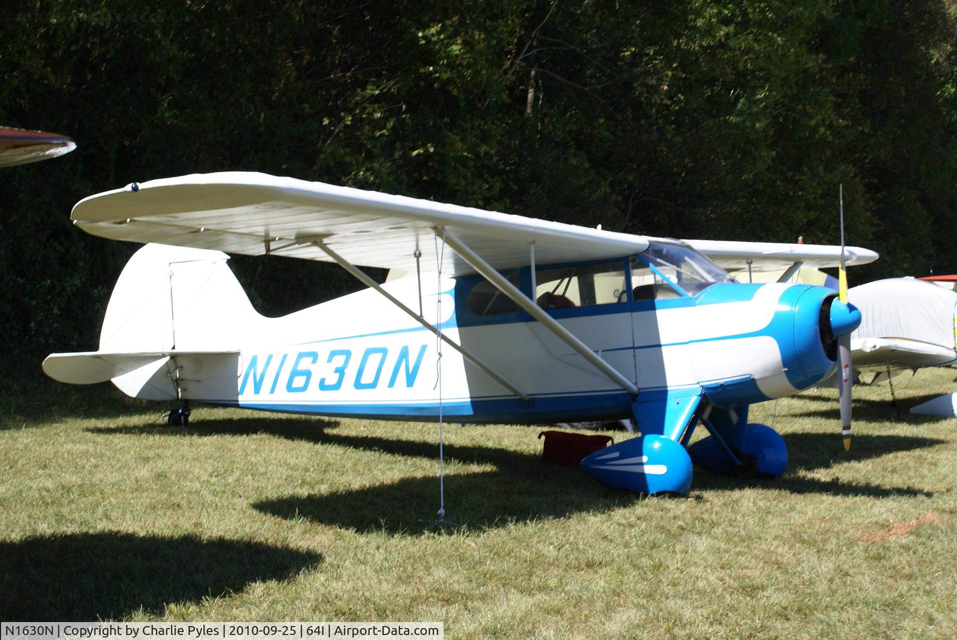 N1630N, 1948 McClish Funk B85C C/N 398, The world's best aviation photographers are our friends.