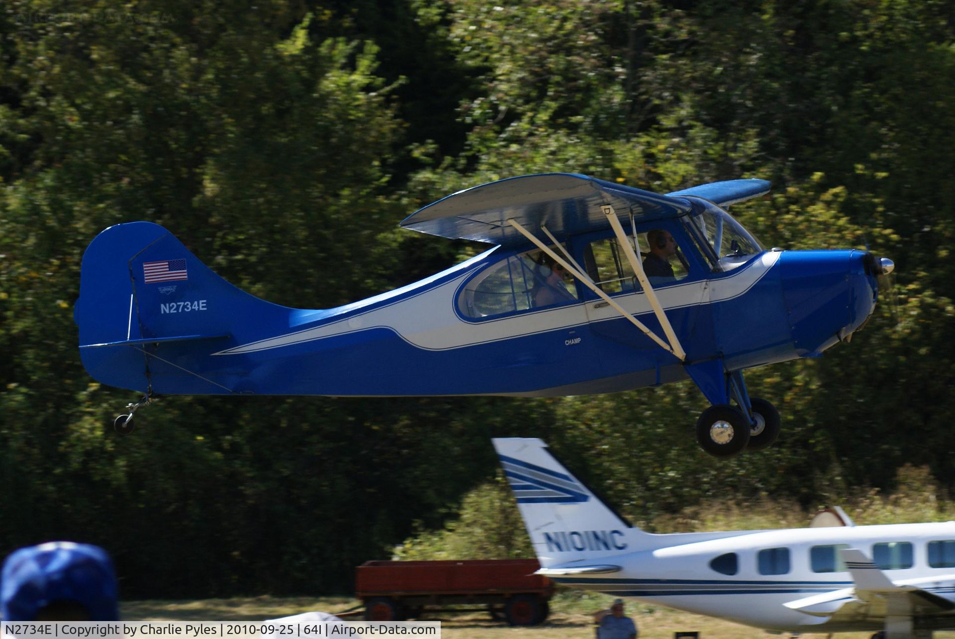 N2734E, Aeronca 7AC Champion C/N 7AC-6315, .