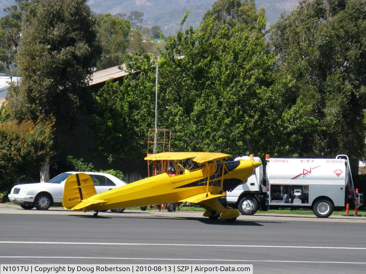 N1017U, 1939 CASA 1-131 Jungmann C/N E3B-435, 1939 Bucker JUNGMANN C.A.S.A. 1.131, Lycoming O-360 180 hp upgrade conversion, taxi