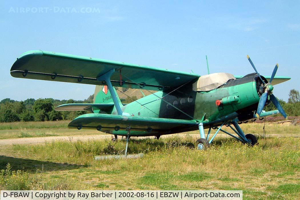 D-FBAW, Antonov An-2T C/N 1G160-01, Antonov An-2T [1G160-01] Zwartberg~OO 16/08/2002