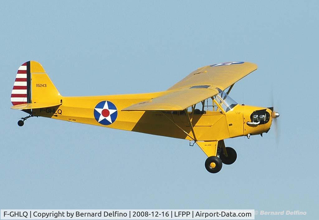 F-GHLQ, Piper J3C-65 Cub Cub C/N 15243, CAF French Wing aircraft based in Le PLessis-Belleville (France)