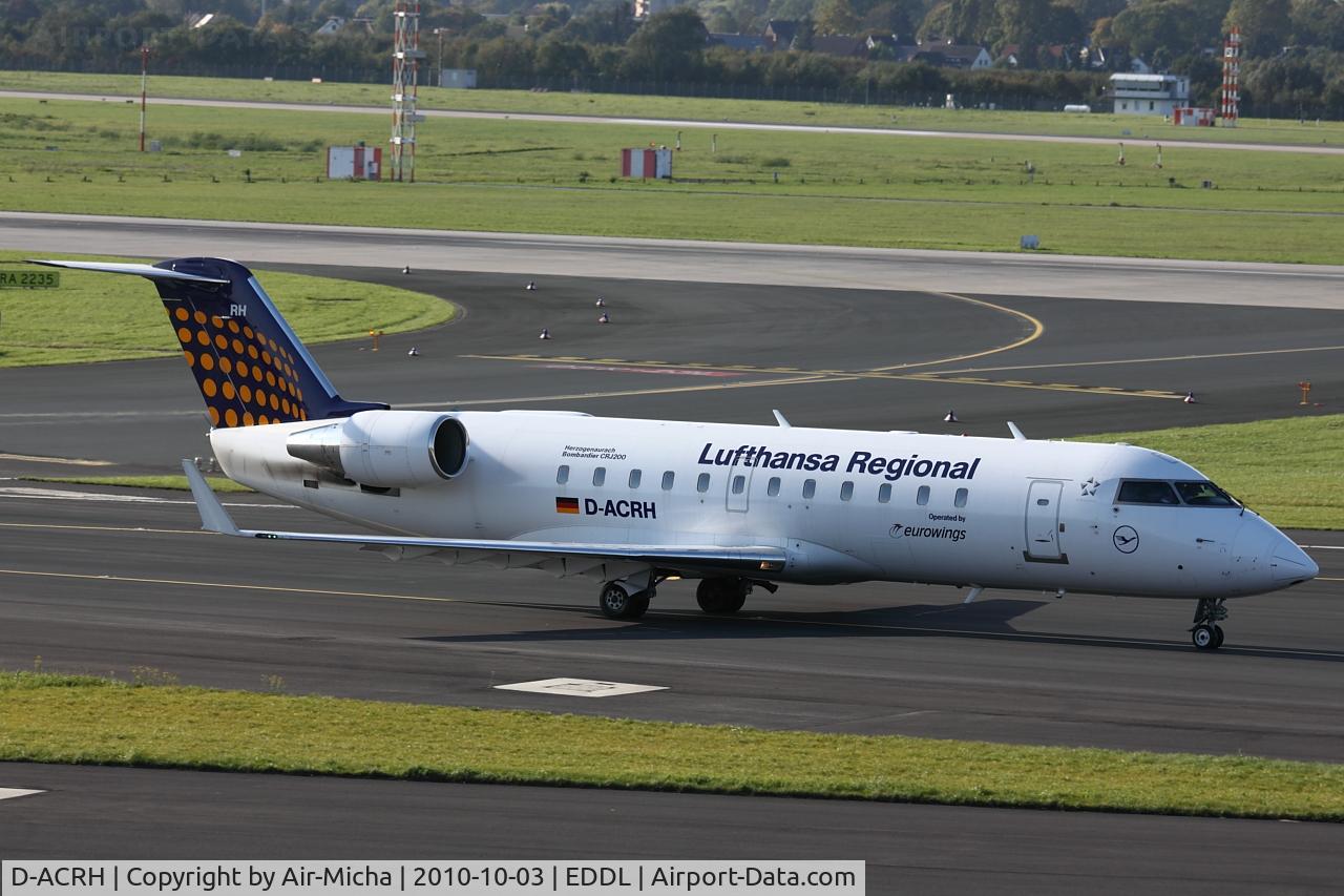 D-ACRH, 2002 Canadair CRJ-200LR (CL-600-2B19) C/N 7738, Eurowings, Canadair CL-600-2B19 Regional Jet CRJ-200LR, CN: 7738