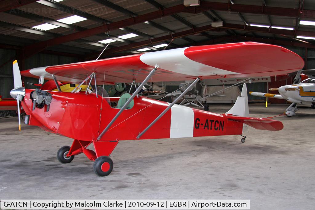 G-ATCN, 1965 Luton LA-4A Minor C/N PAL 1118, Luton LA4A Minor at Breighton Airfield, September 2010.
