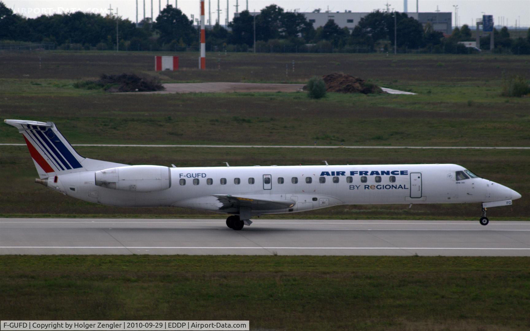 F-GUFD, 1999 Embraer ERJ-145LR (EMB-145LR) C/N 145197, Take off to Paris CDG