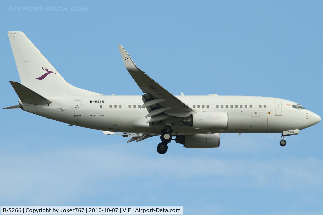 B-5266, 1999 Boeing 737-7AK C/N 29866, Deer Jet
