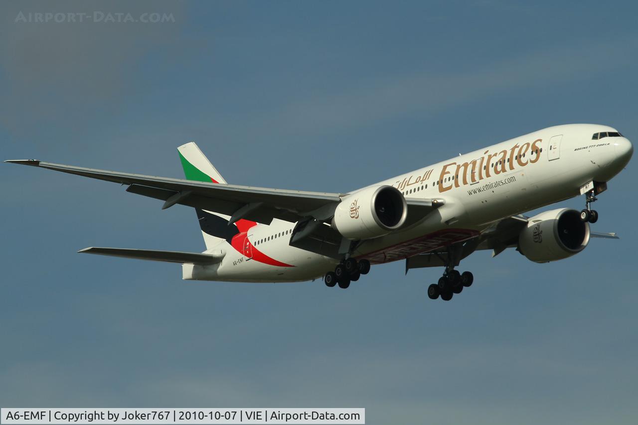 A6-EMF, 1996 Boeing 777-21H C/N 27249, Emirates