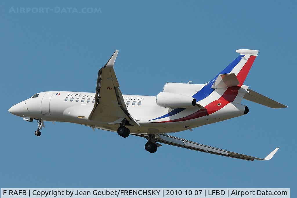 F-RAFB, 2010 Dassault Falcon 7X C/N 086, FALCON 7X
FRANCE AIR FORCE
msn 86