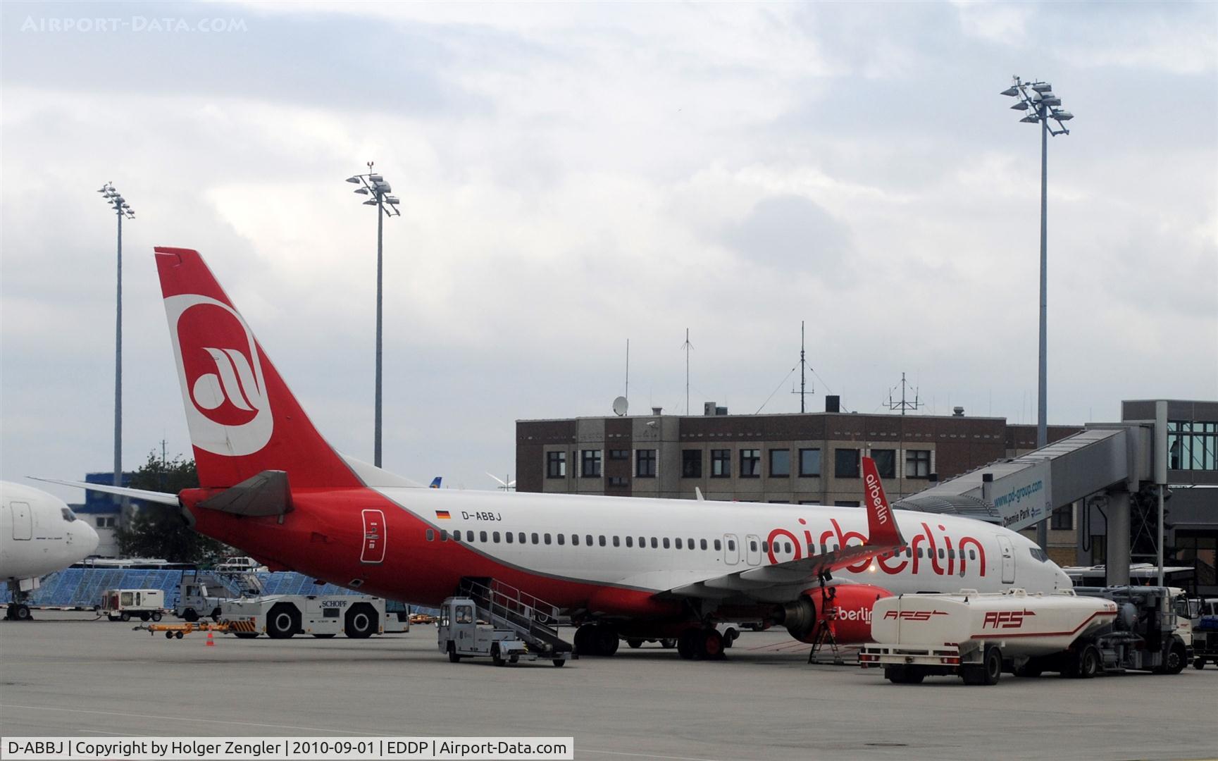 D-ABBJ, 2003 Boeing 737-86Q C/N 30286, Being prepared for a flight to Egypt.