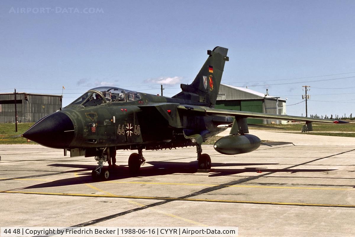 44 48, Panavia Tornado IDS C/N 378/GS105/4148, ready for the next mission from CFB Goose Bay