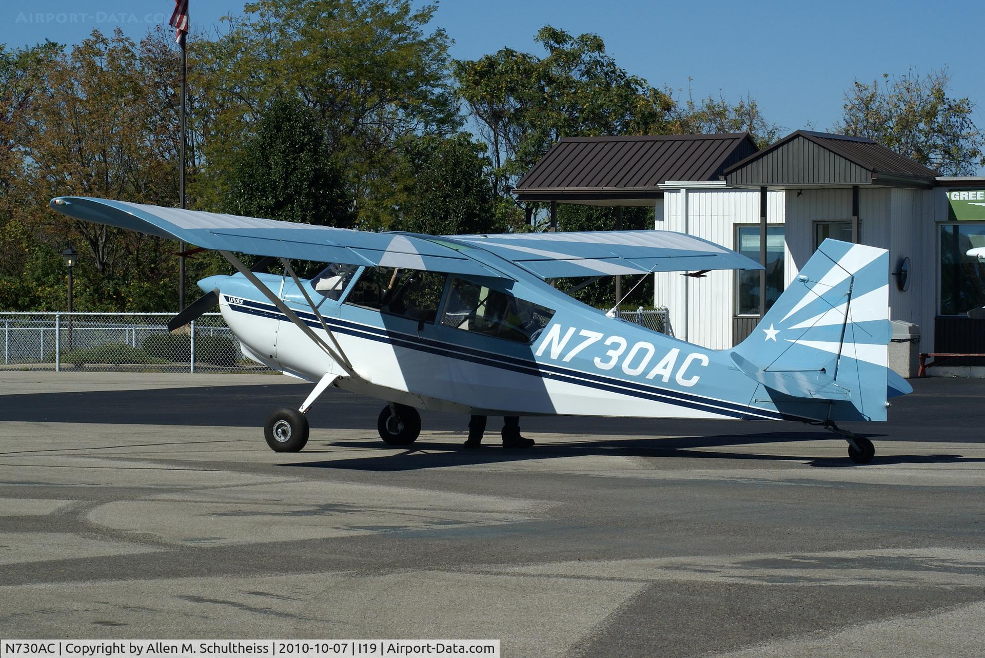 N730AC, 1999 American Champion 7GCBC C/N 1277-99, En Route from CT to CO