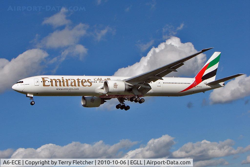 A6-ECE, 2007 Boeing 777-31H/ER C/N 35575, 2007 Boeing 777-31H(ER), c/n: 35575 at Heathrow
